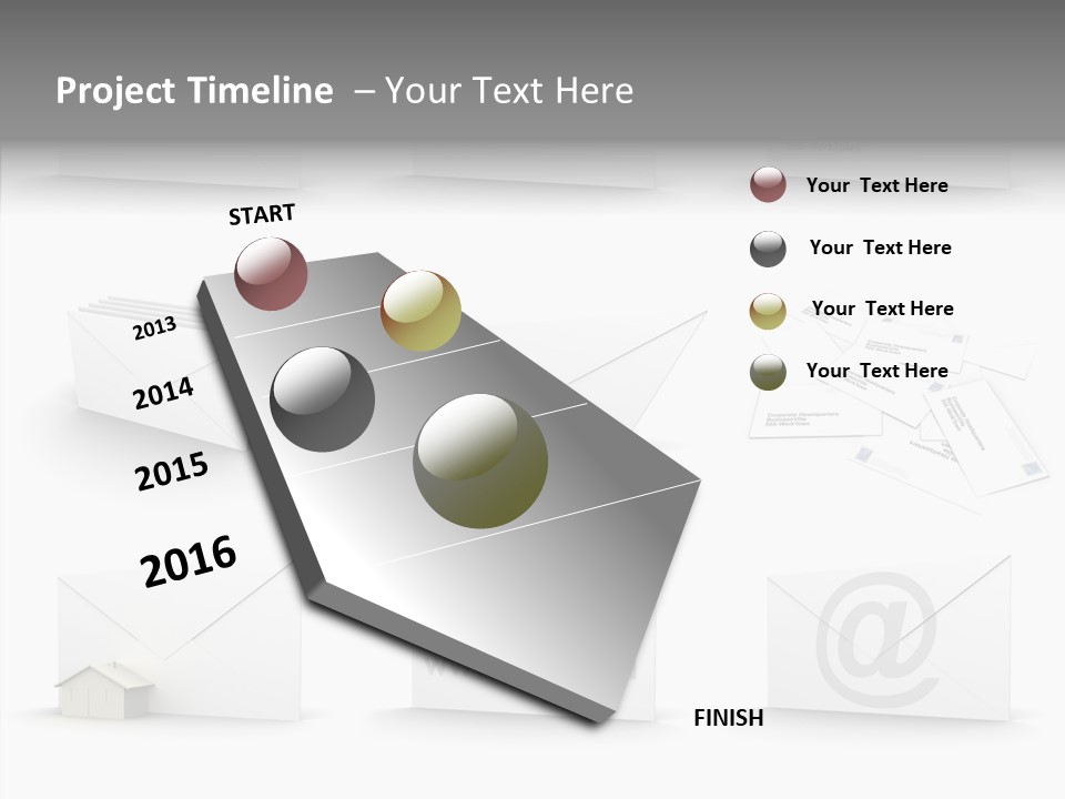 Express Web Post PowerPoint Template