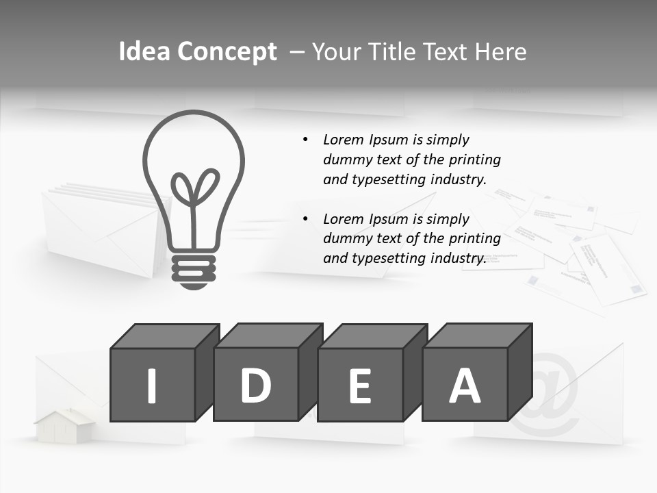 Express Web Post PowerPoint Template