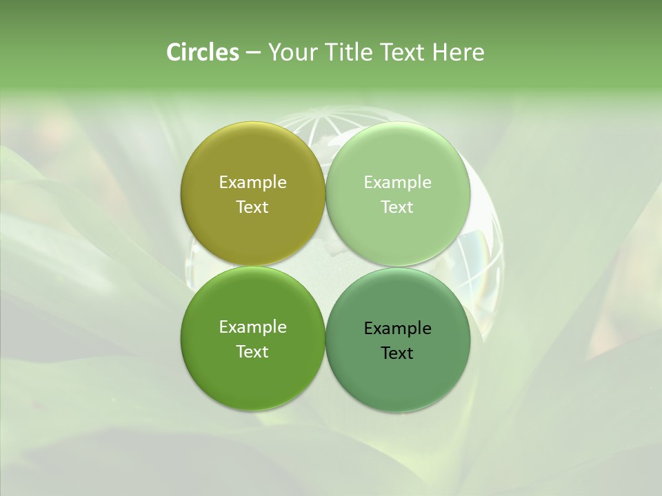 Europe Continent Crystal PowerPoint Template