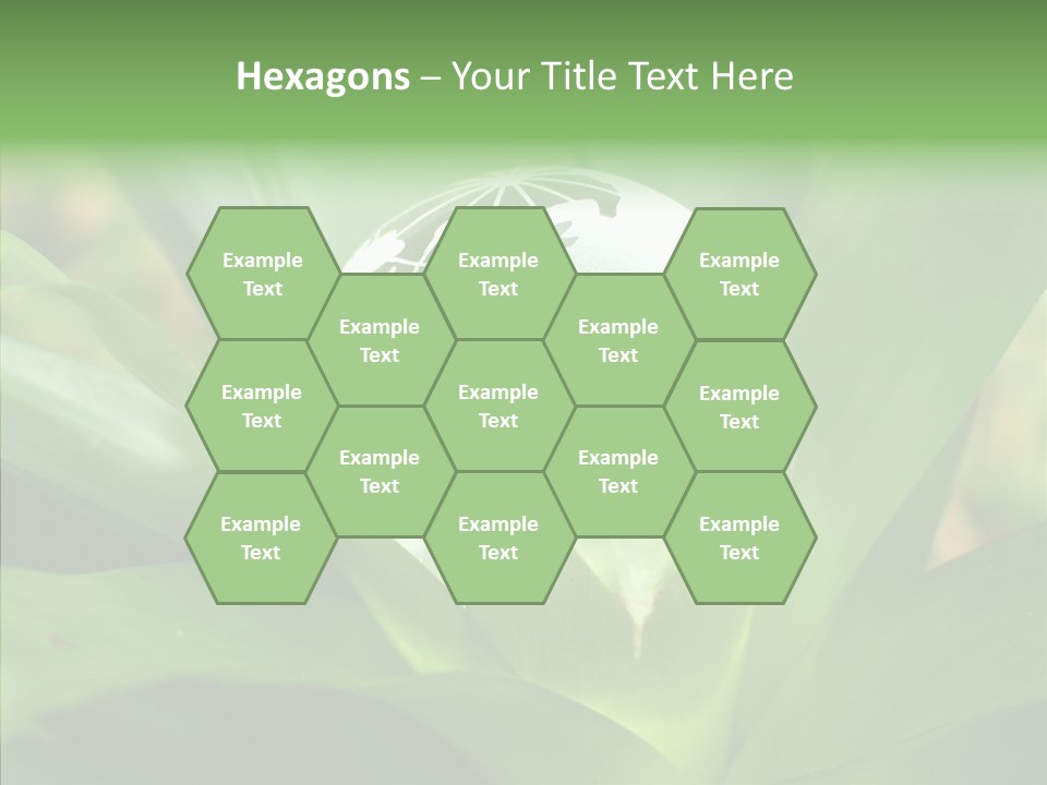 Europe Continent Crystal PowerPoint Template