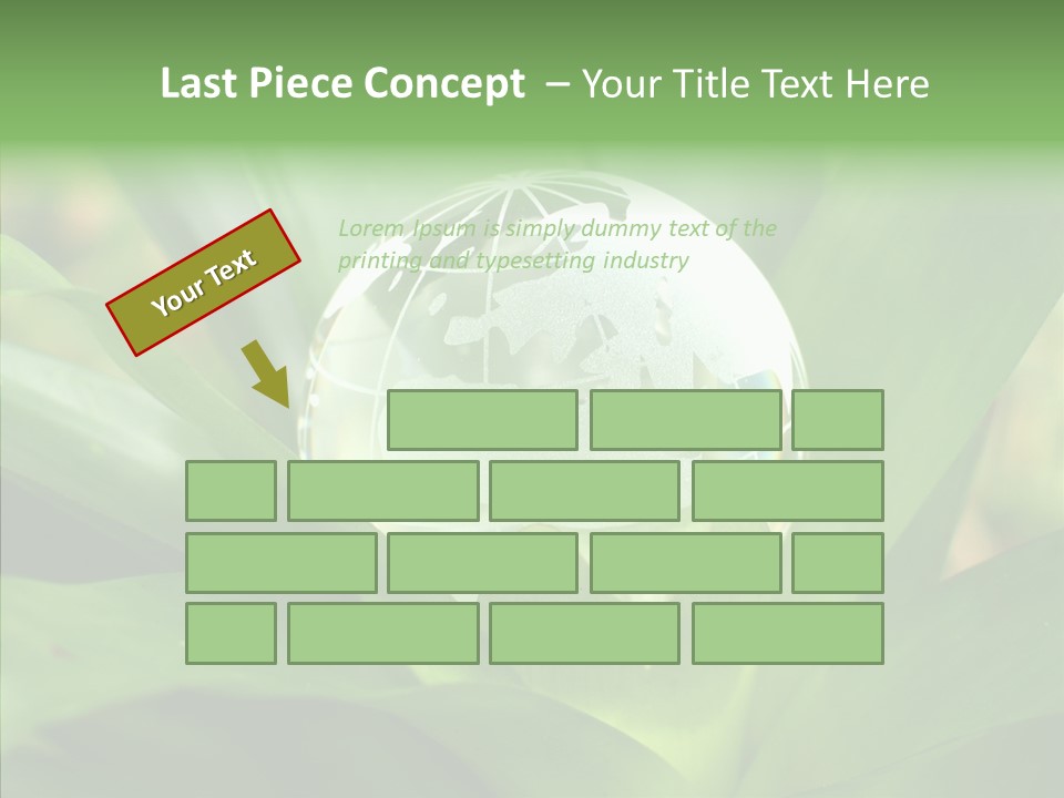 Europe Continent Crystal PowerPoint Template