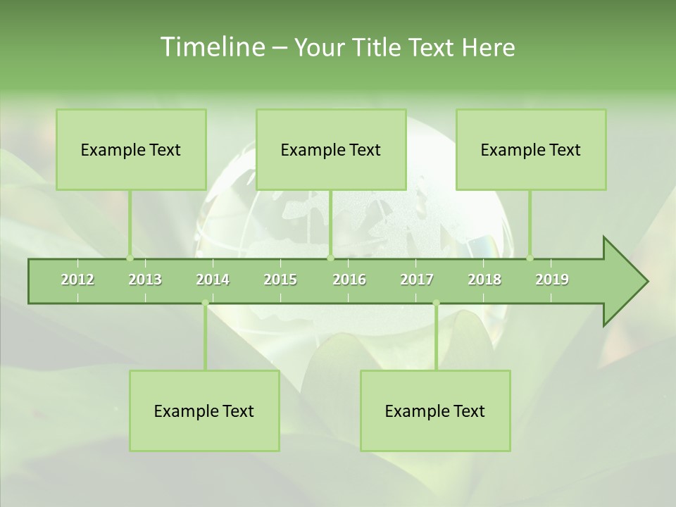 Europe Continent Crystal PowerPoint Template