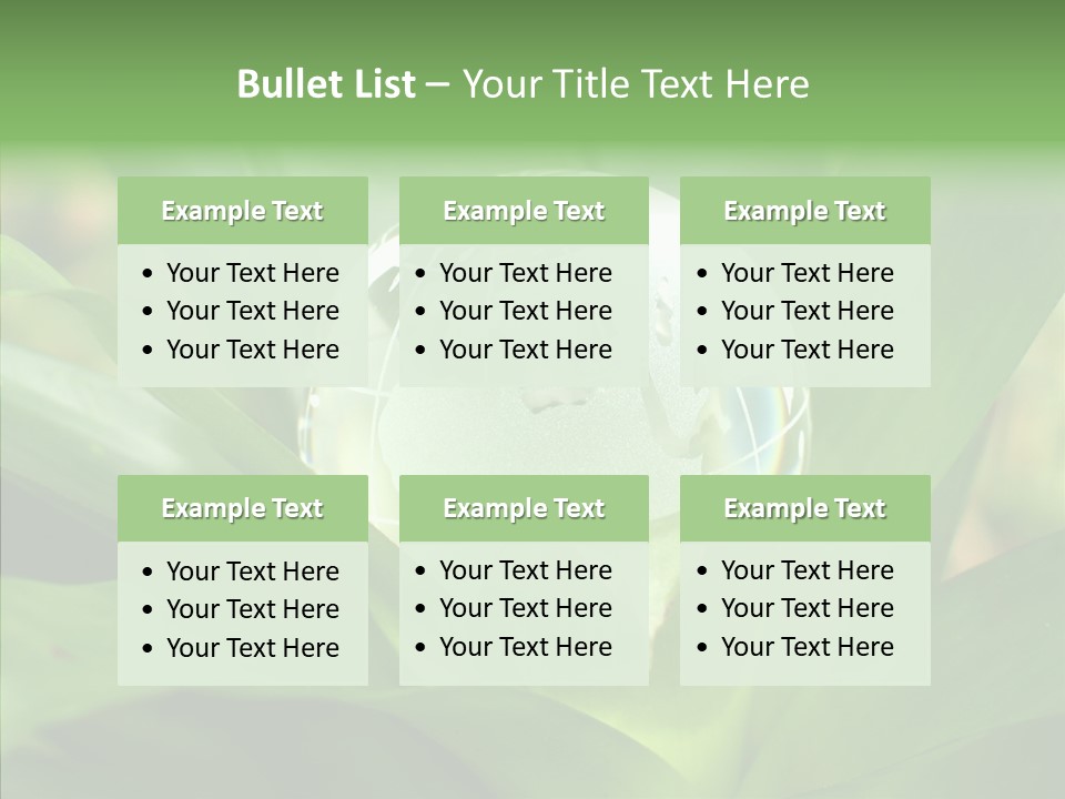Europe Continent Crystal PowerPoint Template