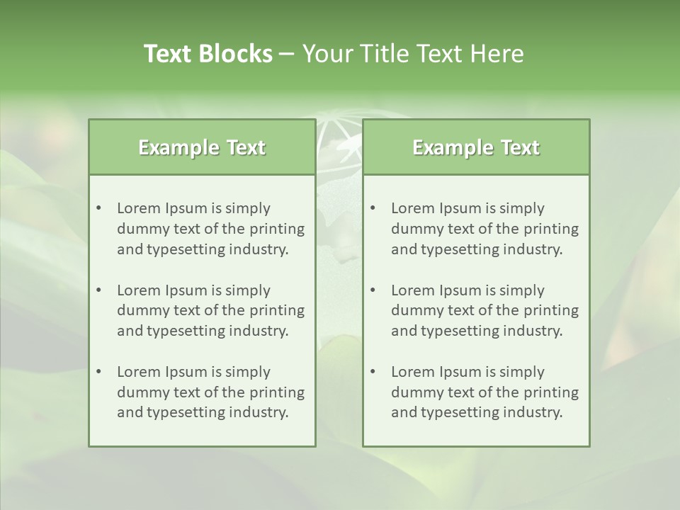 Europe Continent Crystal PowerPoint Template