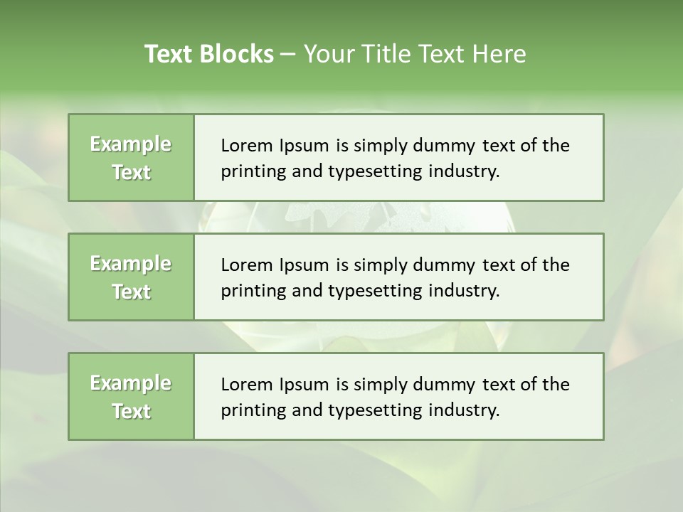 Europe Continent Crystal PowerPoint Template