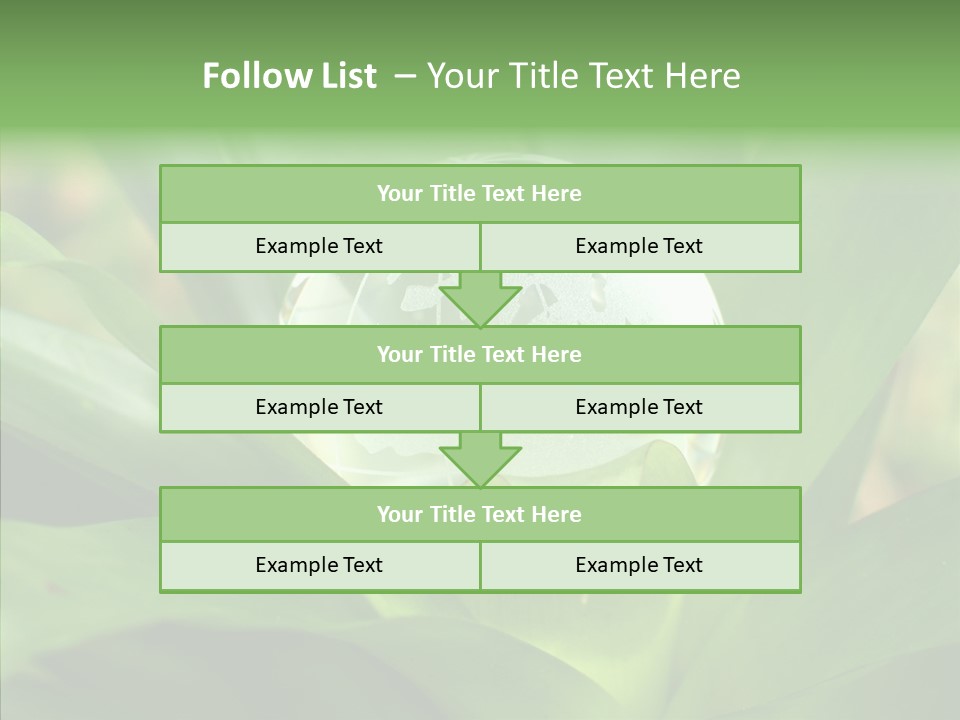 Europe Continent Crystal PowerPoint Template