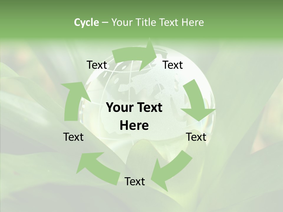 Europe Continent Crystal PowerPoint Template