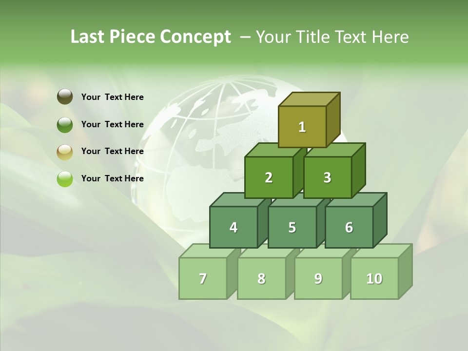 Europe Continent Crystal PowerPoint Template