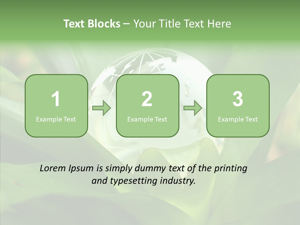 Europe Continent Crystal PowerPoint Template