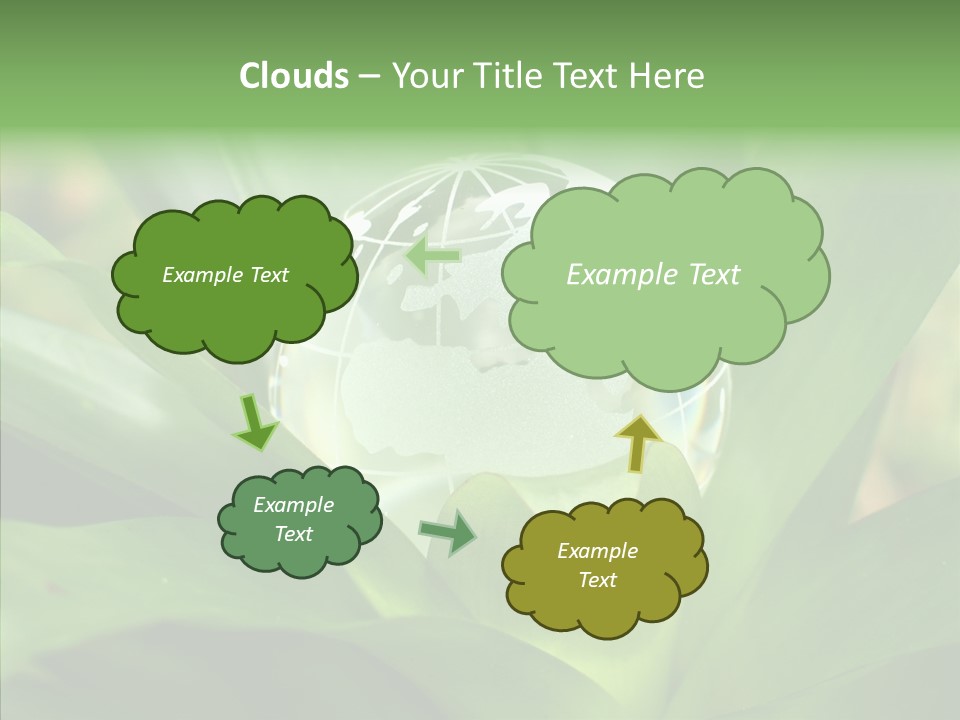 Europe Continent Crystal PowerPoint Template