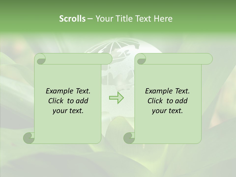 Europe Continent Crystal PowerPoint Template