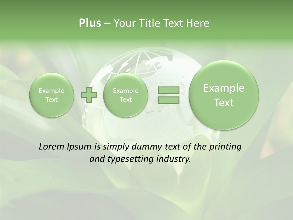 Europe Continent Crystal PowerPoint Template