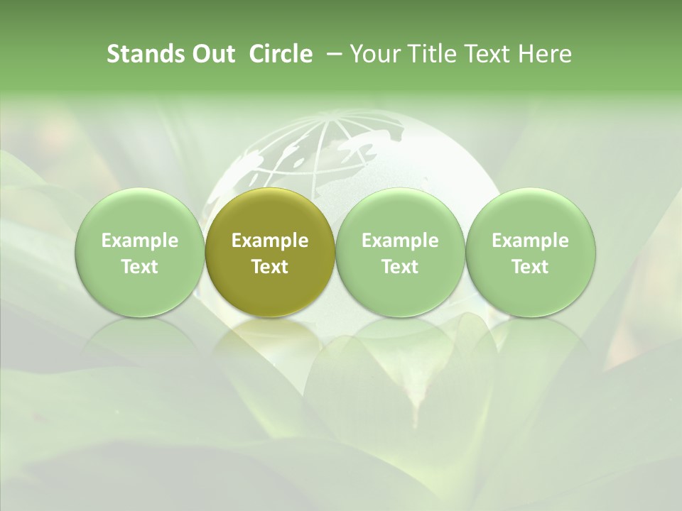 Europe Continent Crystal PowerPoint Template