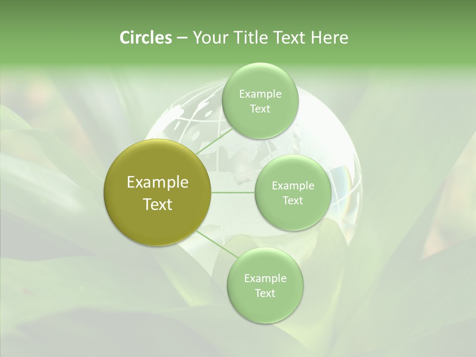 Europe Continent Crystal PowerPoint Template