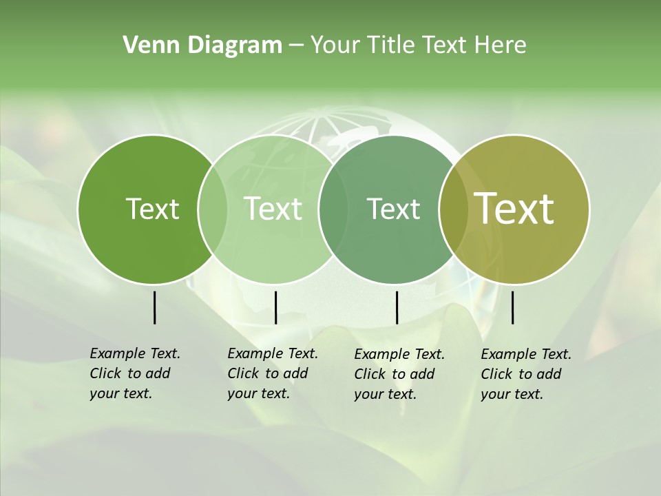 Europe Continent Crystal PowerPoint Template