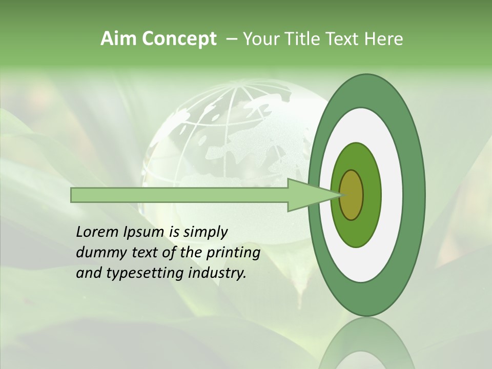 Europe Continent Crystal PowerPoint Template