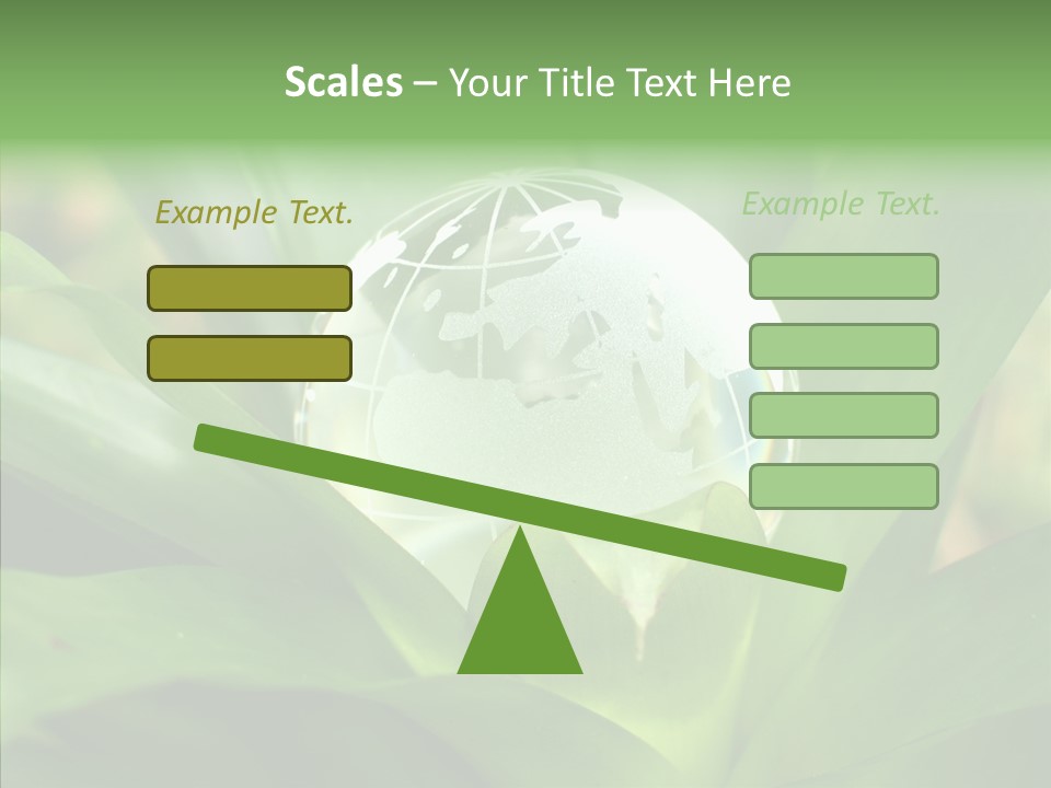 Europe Continent Crystal PowerPoint Template