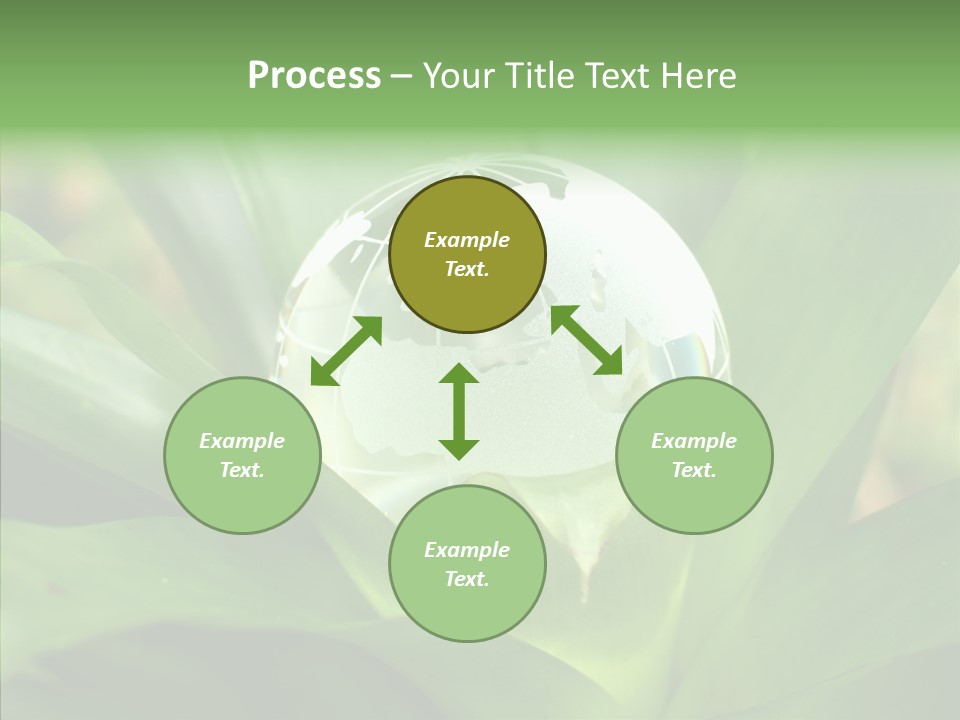 Europe Continent Crystal PowerPoint Template