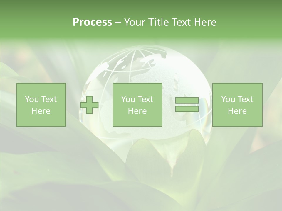 Europe Continent Crystal PowerPoint Template