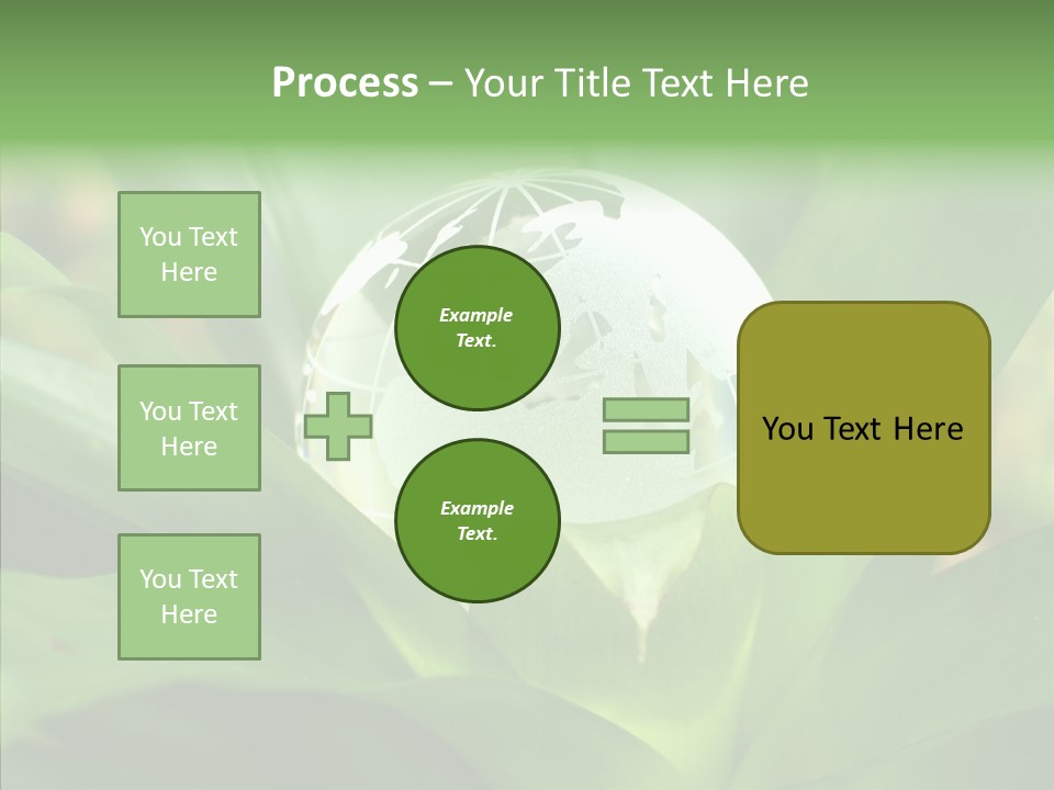 Europe Continent Crystal PowerPoint Template