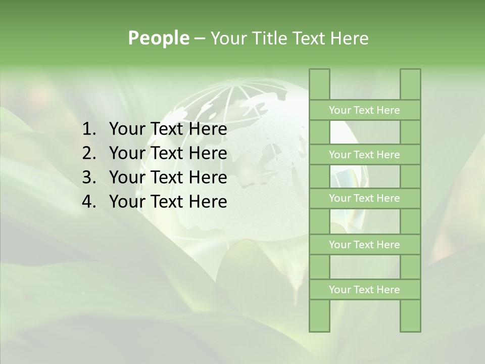 Europe Continent Crystal PowerPoint Template