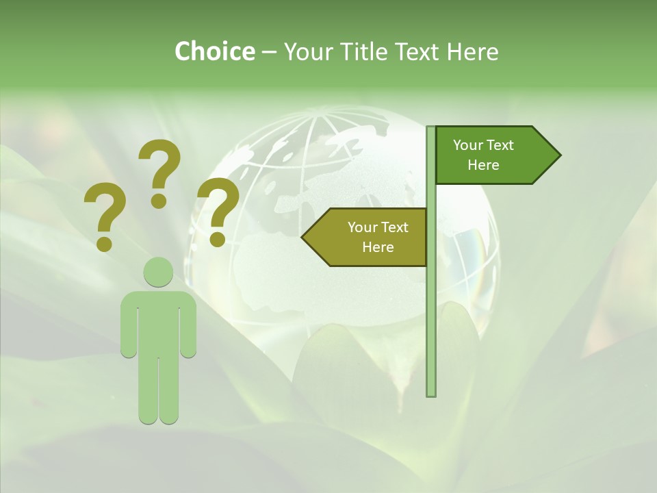 Europe Continent Crystal PowerPoint Template