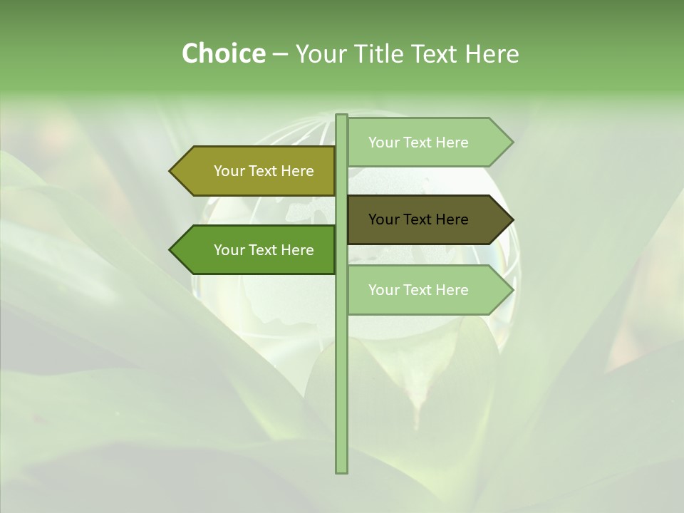 Europe Continent Crystal PowerPoint Template