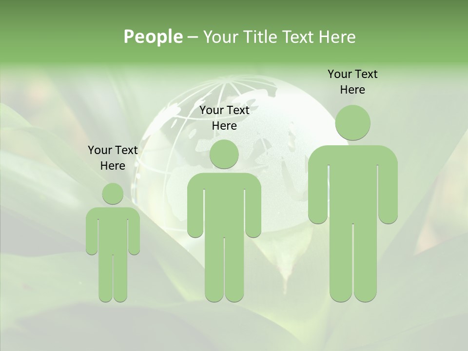 Europe Continent Crystal PowerPoint Template