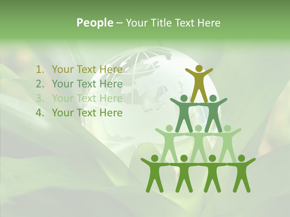 Europe Continent Crystal PowerPoint Template