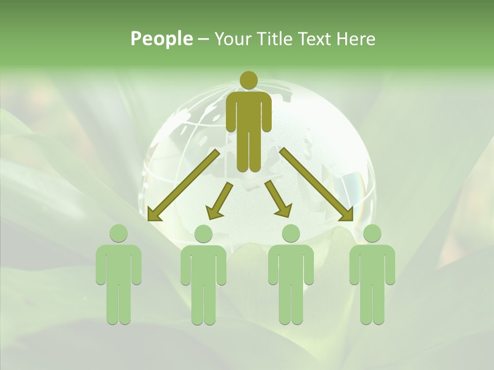 Europe Continent Crystal PowerPoint Template