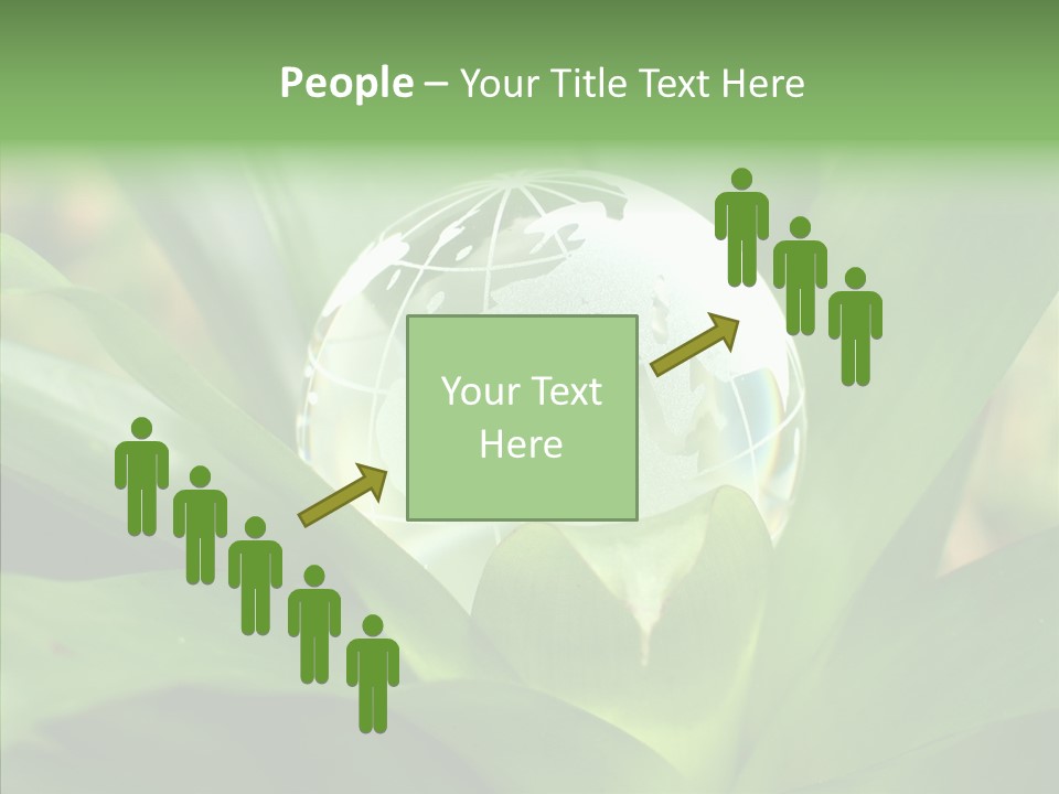 Europe Continent Crystal PowerPoint Template