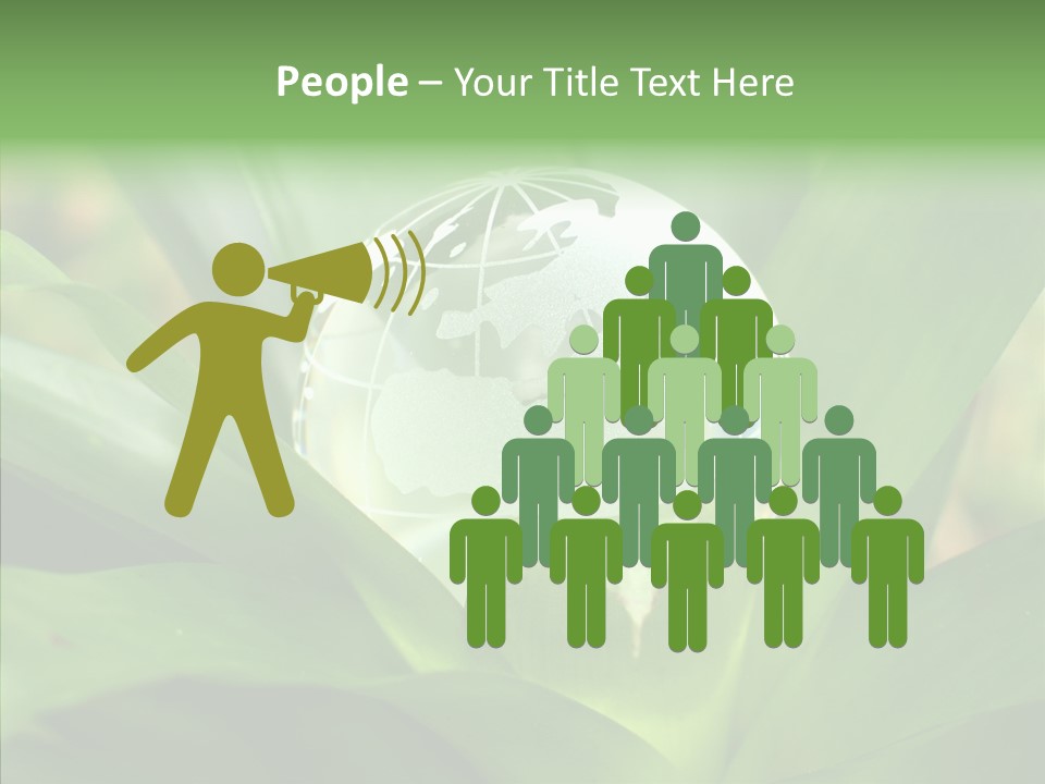 Europe Continent Crystal PowerPoint Template