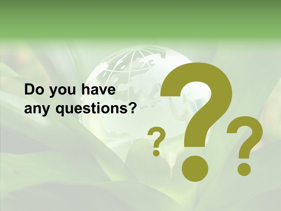 Europe Continent Crystal PowerPoint Template