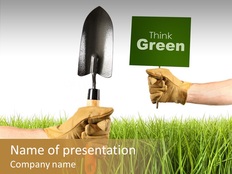 Object Environmental Growth PowerPoint Template