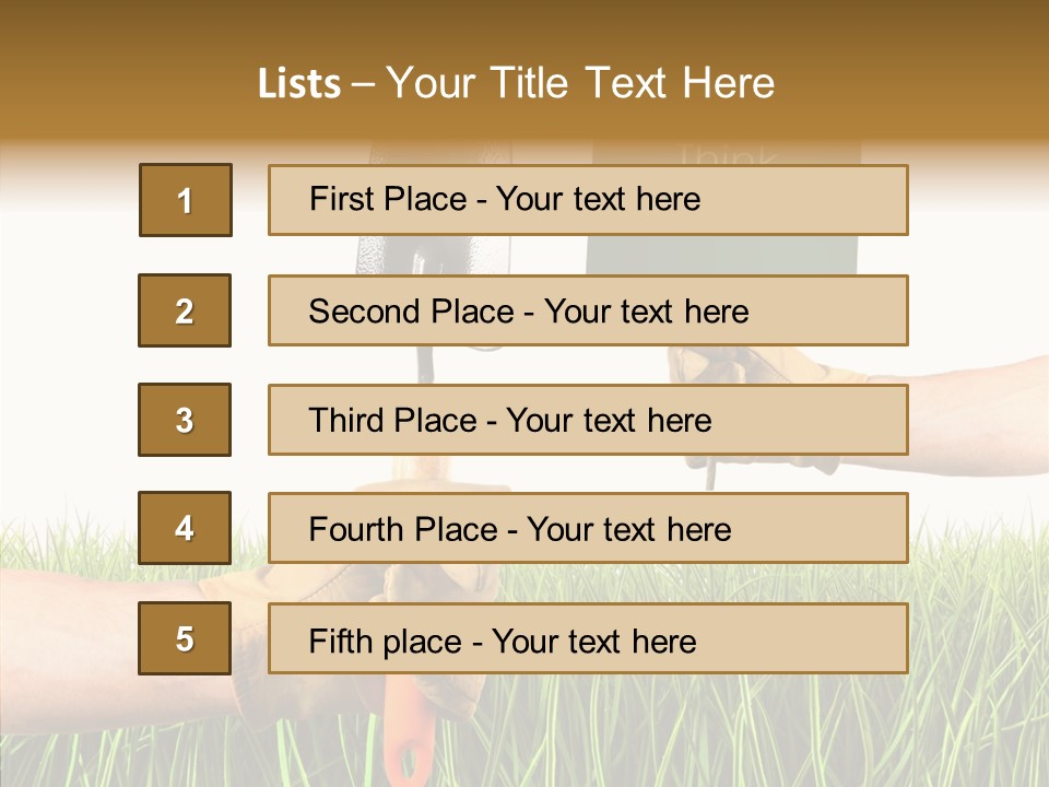 Object Environmental Growth PowerPoint Template