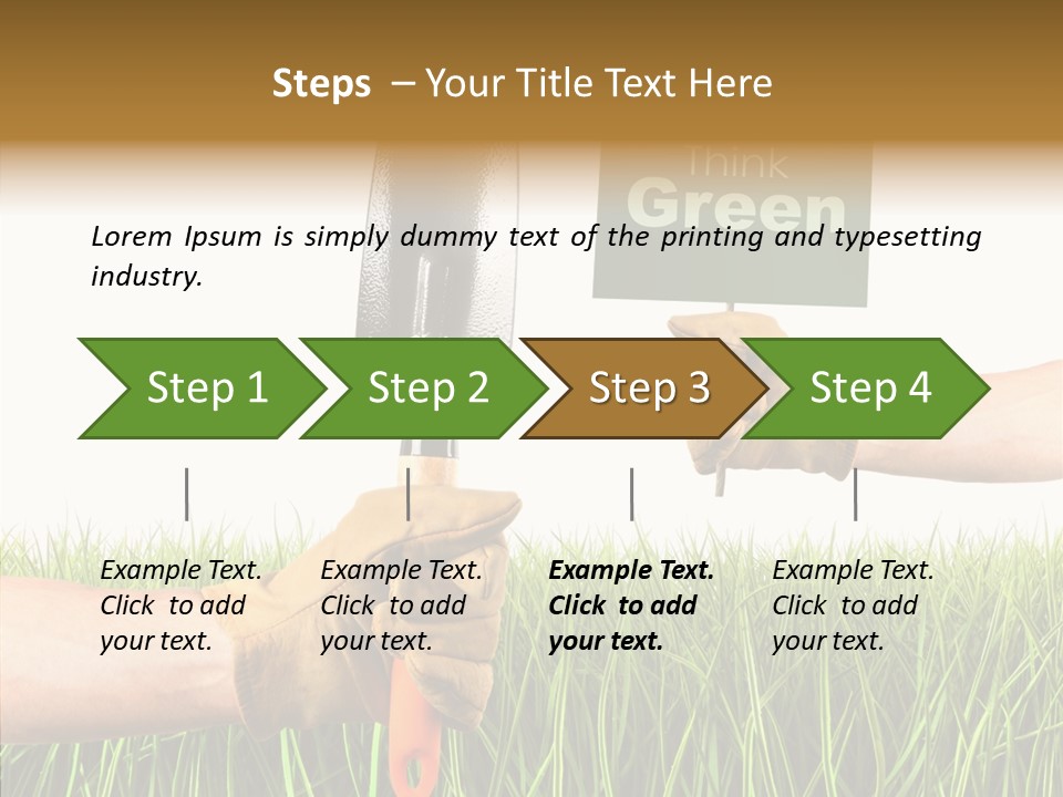 Object Environmental Growth PowerPoint Template