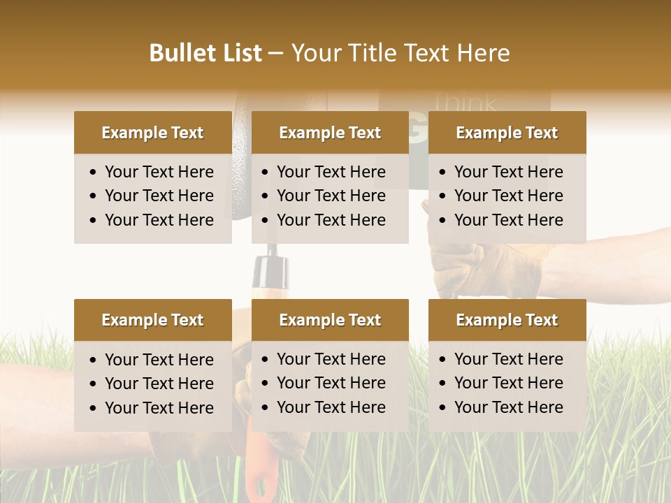 Object Environmental Growth PowerPoint Template