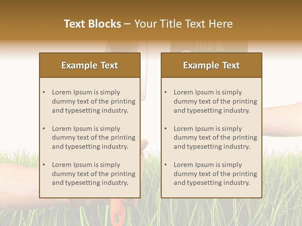 Object Environmental Growth PowerPoint Template