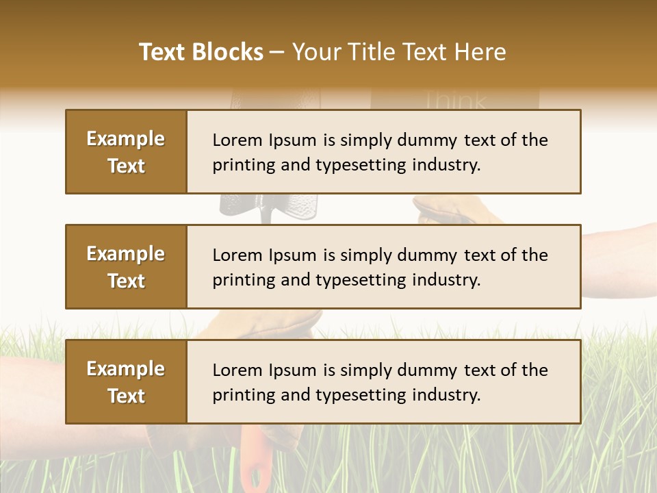 Object Environmental Growth PowerPoint Template