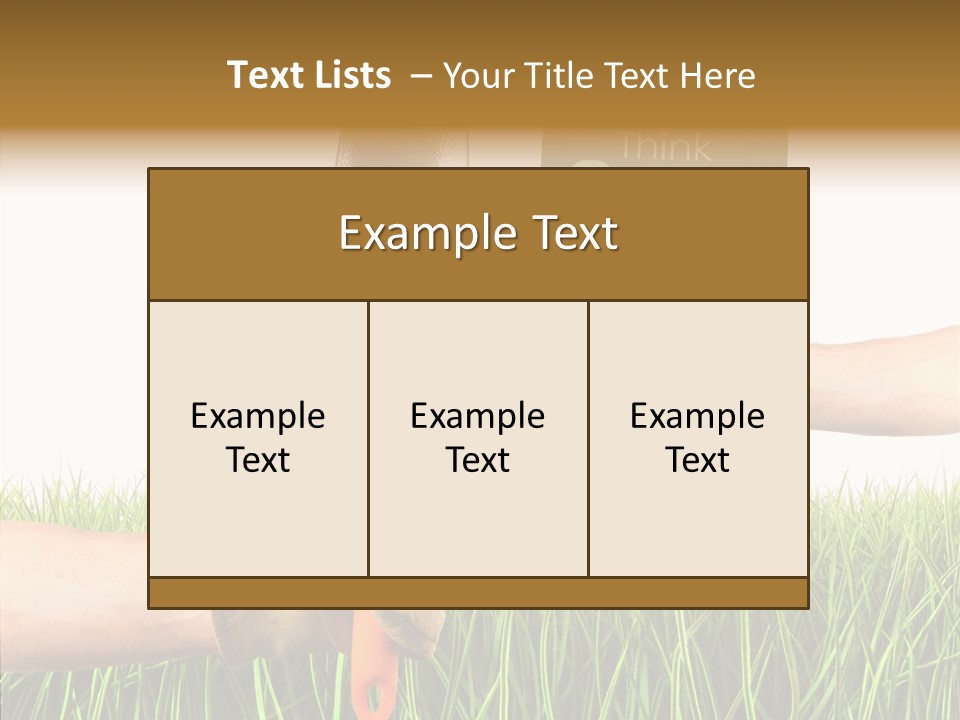 Object Environmental Growth PowerPoint Template