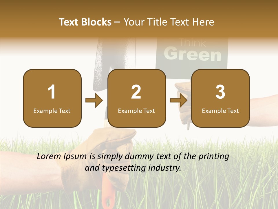 Object Environmental Growth PowerPoint Template