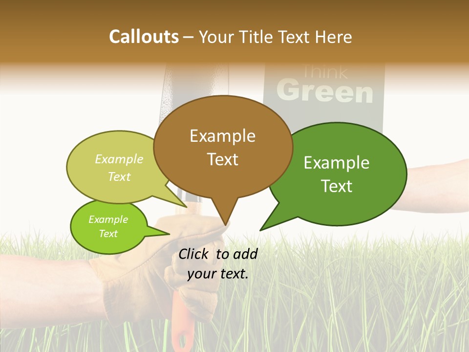 Object Environmental Growth PowerPoint Template