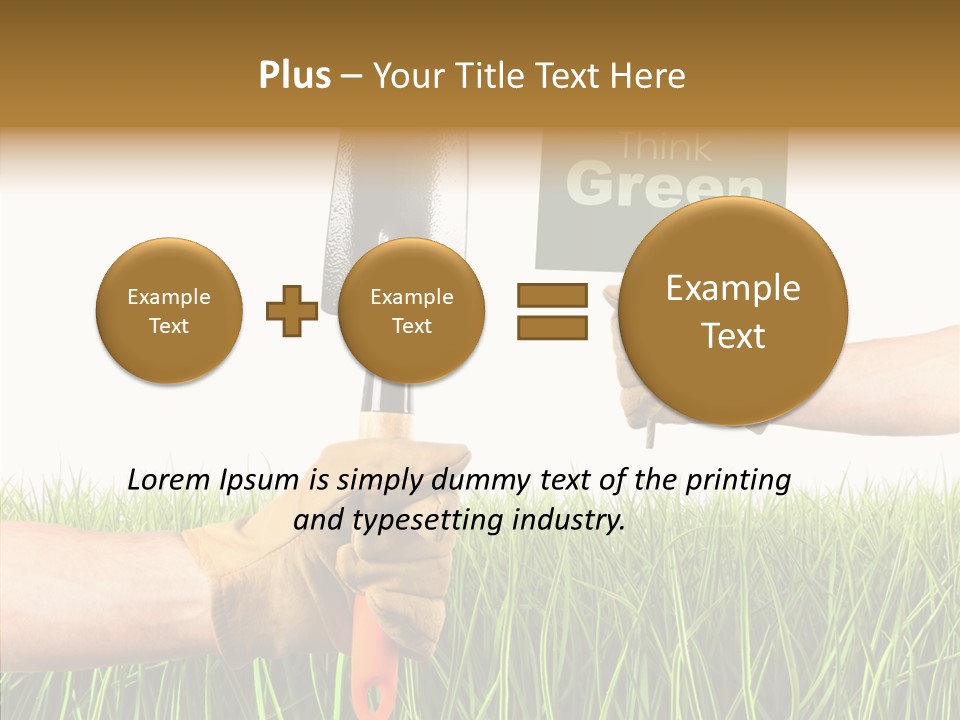 Object Environmental Growth PowerPoint Template