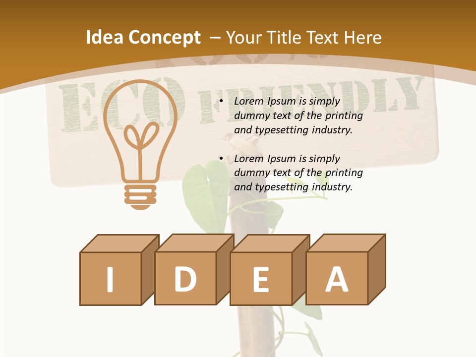 Ecology Environment Leaf PowerPoint Template