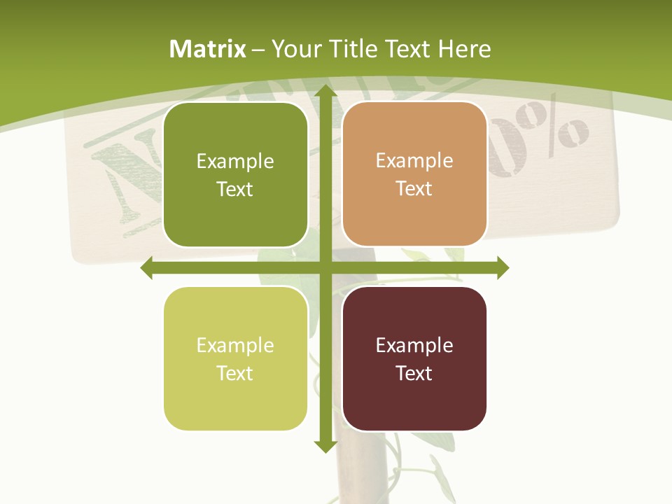 Food Message Environmental PowerPoint Template