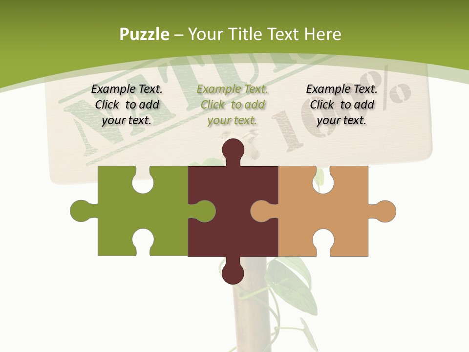 Food Message Environmental PowerPoint Template