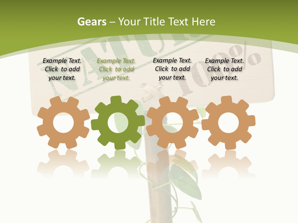 Food Message Environmental PowerPoint Template