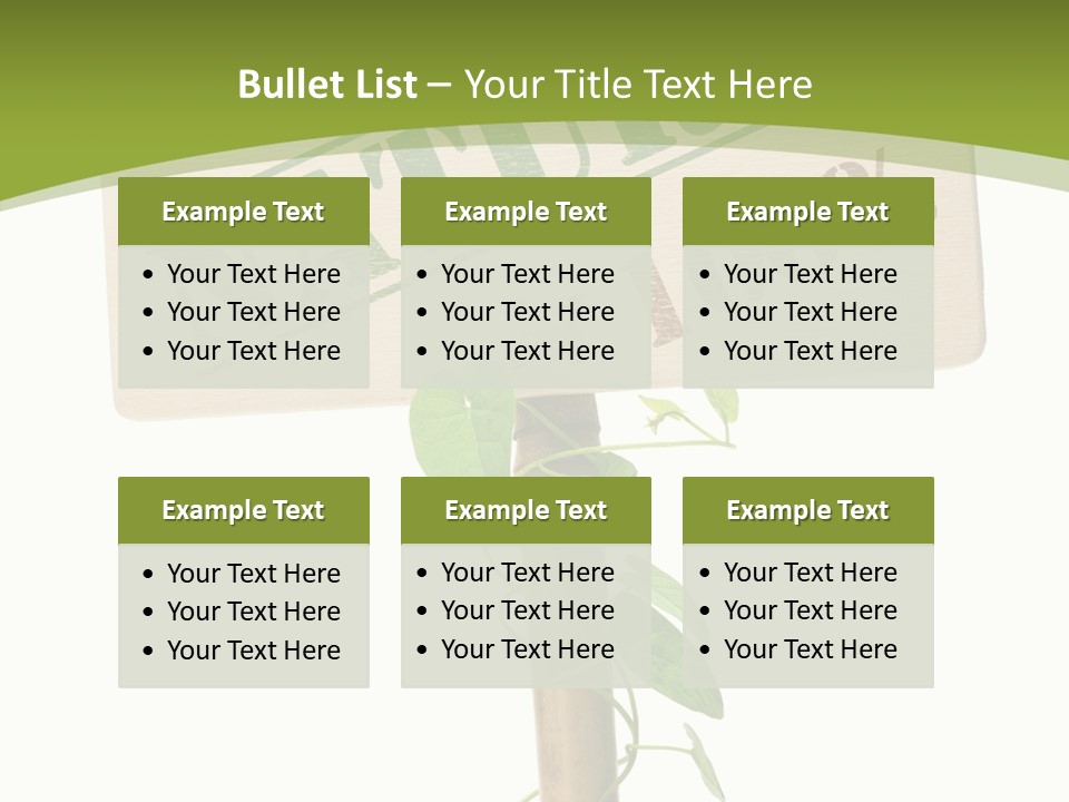 Food Message Environmental PowerPoint Template