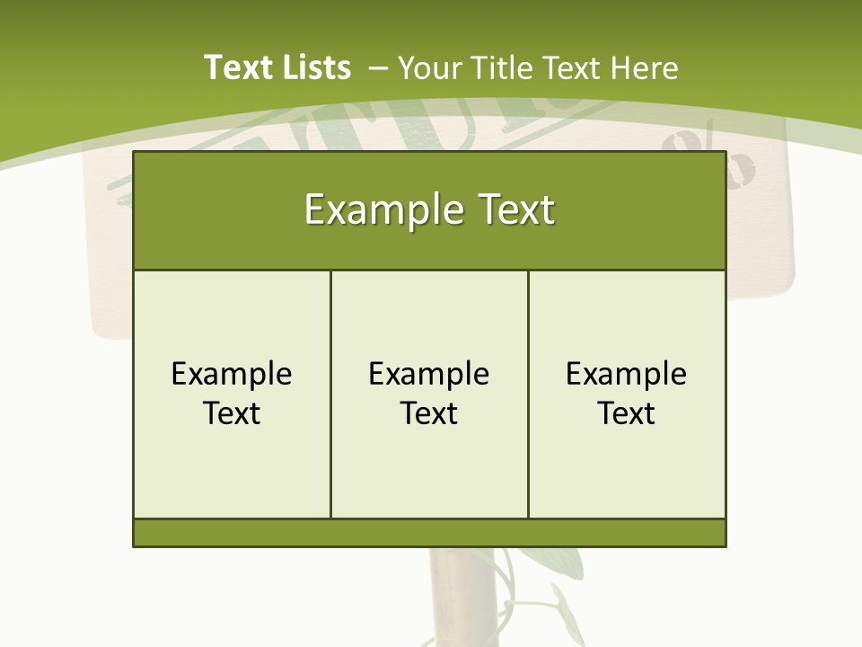 Food Message Environmental PowerPoint Template