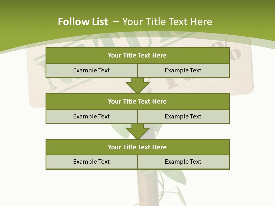 Food Message Environmental PowerPoint Template